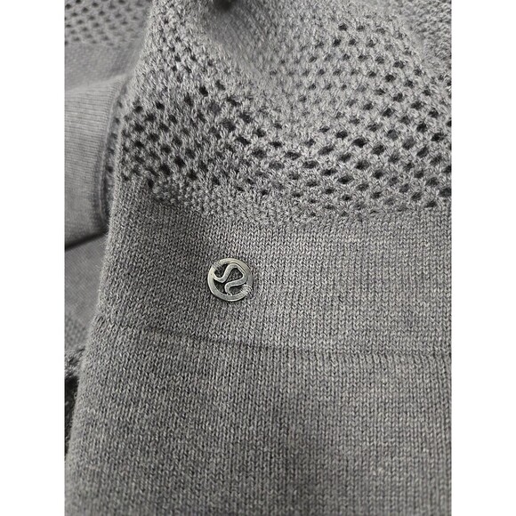 Lululemon Find Your Light Wrap Heathered Moonwalk Gray Purple Duster Women’s OS - Picture 7 of 7